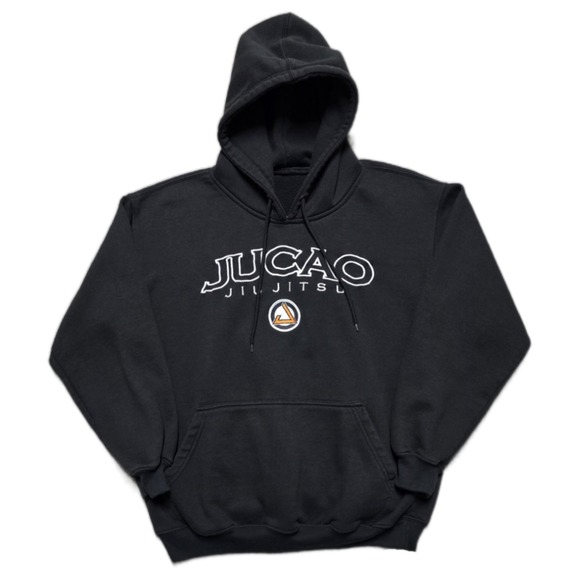 VTG Team Jucao Brazilian Jiu Jitsu Hoodie Sweatshirt BJJ MMA Mens L Double Sided